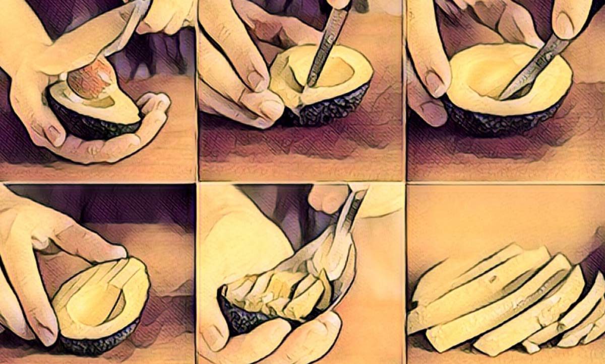 avokado nasıl dilimlenir
